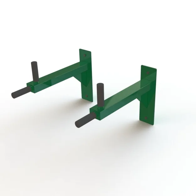 Wall Mounted Dip Bar - Outdoor Fitness Equipment | TriActive USA (WDIP)