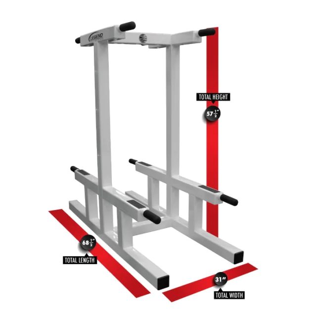 Legend Fitness 3146 Double Tricep Dipping Station for Commercial Gyms
