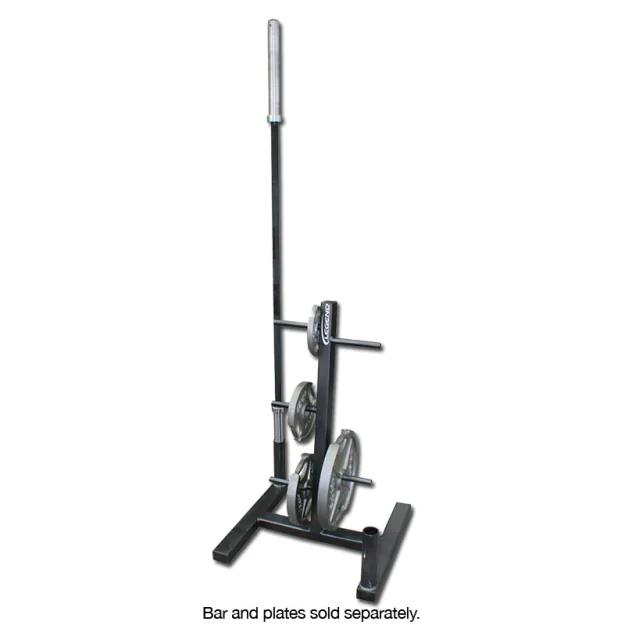 Legend Fitness 3173 Weight Plate Tree / Olympic Bar Organizer Combo