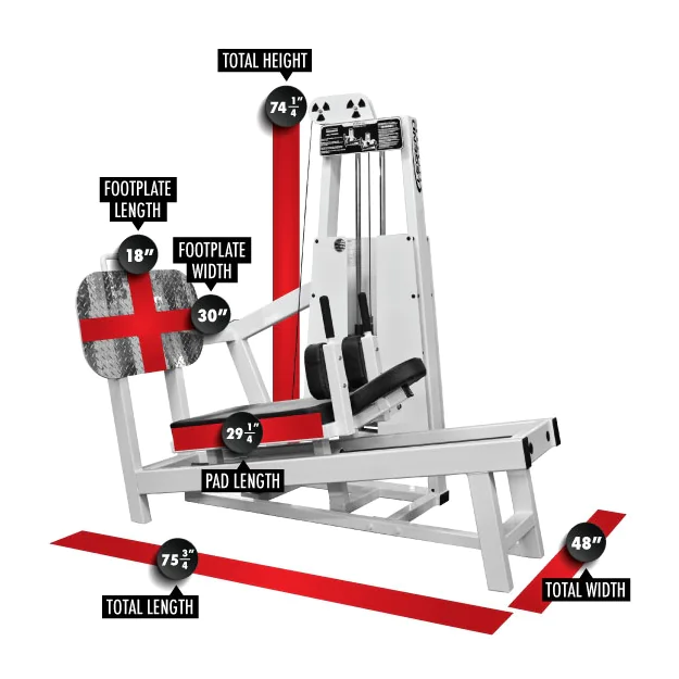 Legend Fitness 914 Selectorized Leg Press Machine for Commercial Gyms