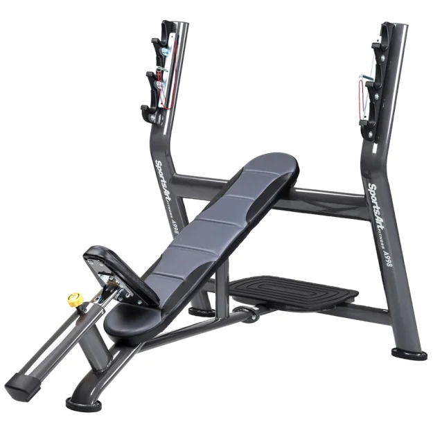 SportsArt A998 Olympic Incline Bench Press with Adjustable Seat