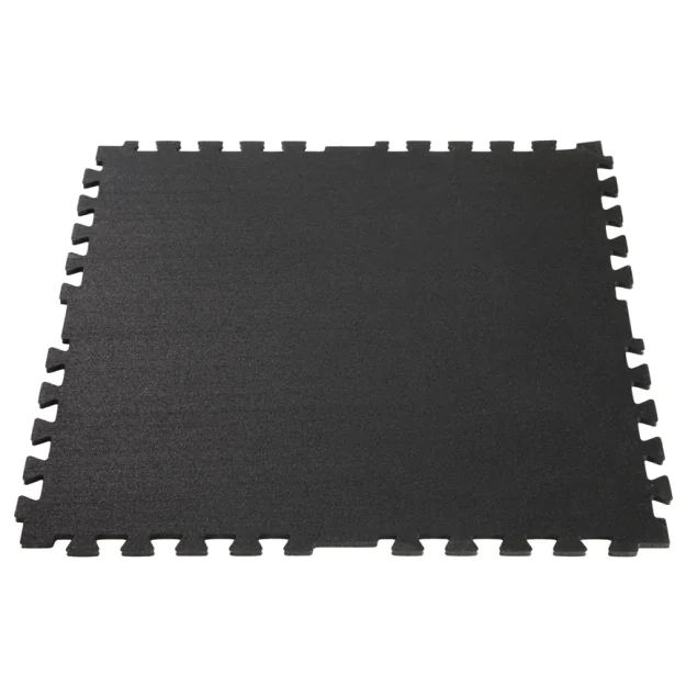 Iron-Lock Interlocking Rubber Puzzle Mats For Commercial Gyms