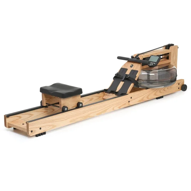 Natural Wood Commercial Rowing Machine by Water Rower
