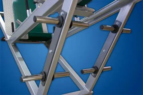 Legend Fitness 3224 weight plate storage