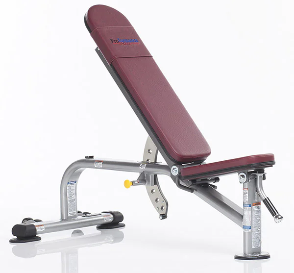 Adjustable flat incline weight bench