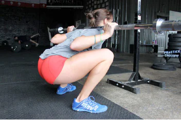 Barbell Squat Leaning Forward