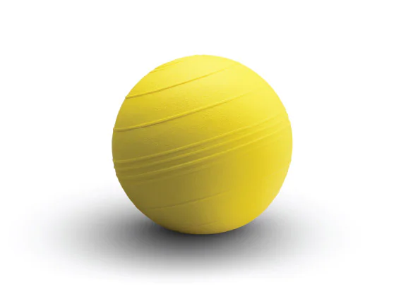 Yellow D-Ball slammer medicine ball