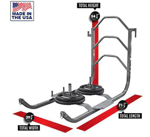 Legend Fitness 3400 modular push pull weighted sled