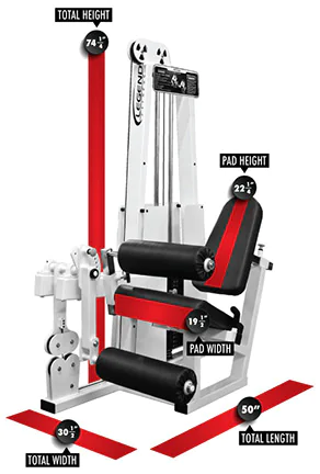 Legend Fitness 918 Leg Extension and Leg Curl Combo