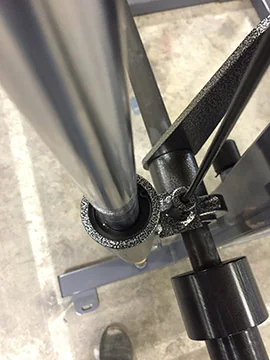 Commercial Smith Machine Linear Bearings and Case Hardened Guide Rods
