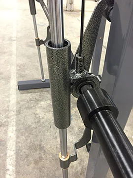 Commercial Smith Machine Weightlifting bar and Locking Arms