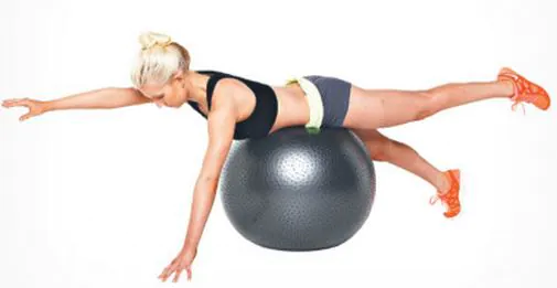 supermans on stability ball