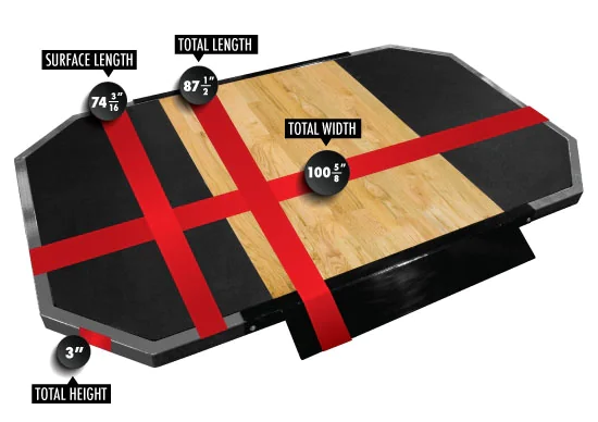 Legend Fitness 3194 weightlifting platform with hardwood center