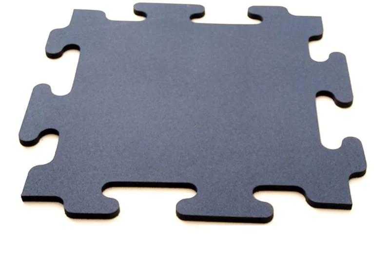 Ultimate RB Rubber Mega-Lock Gym Flooring Tiles