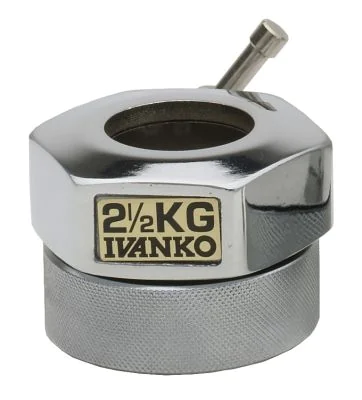 Ivanko chrome pressure-ring collars with spin-lock design