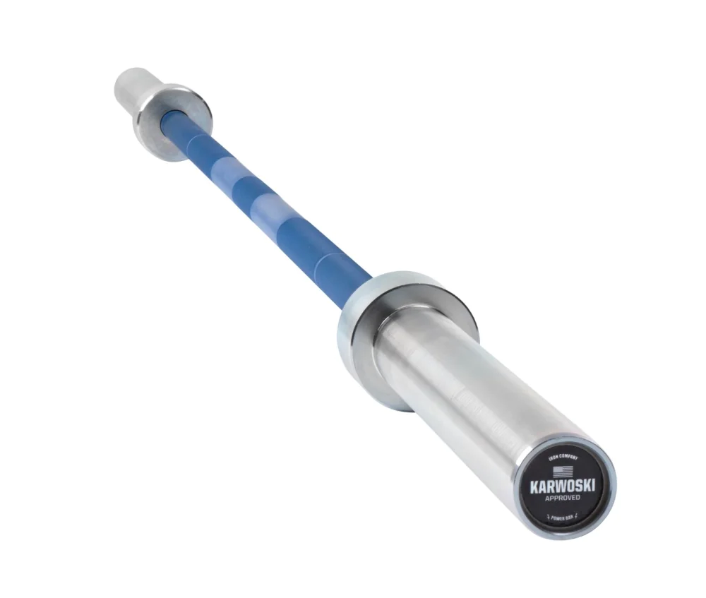 Karwoski Approved IPF Power Bar for Squats, Deadlifts and Bench Press.