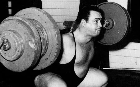Doug Hepburn Barbell Squat
