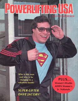 Dave Jacoby powerlifting super star.