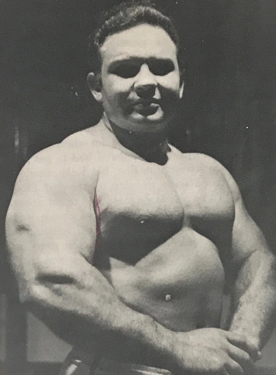 Mel Hennessey powerlifter and weightlifter of barbells and dumbbells