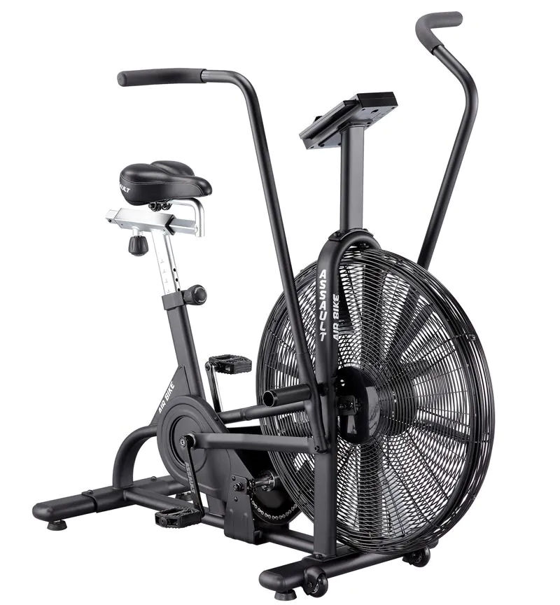 Assault fan bike for quad limb cardio training.