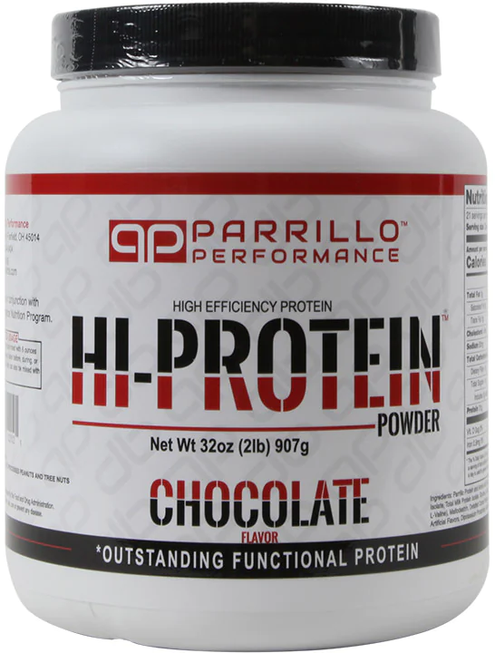 Parrillo Hi-Protein Chocolate Shake for maximum muscle and strength gains