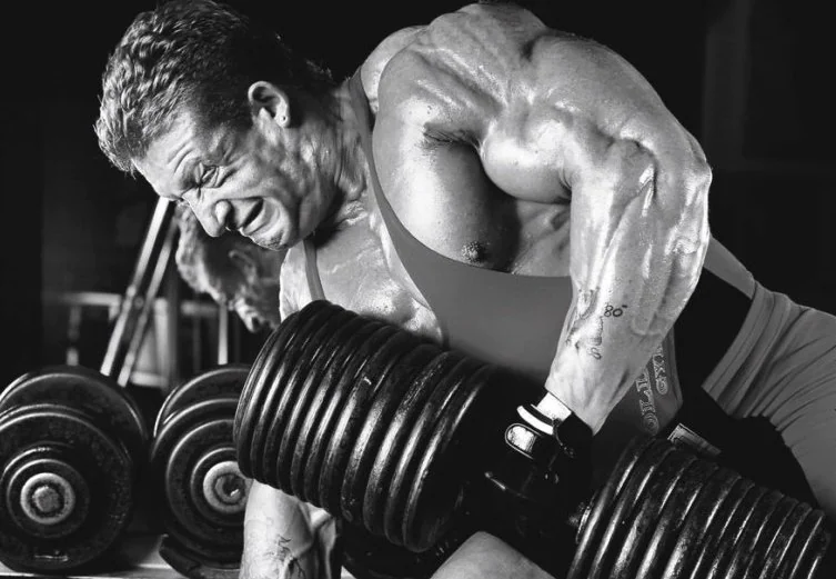 Dorian Yates in offseason bodybuilding condition