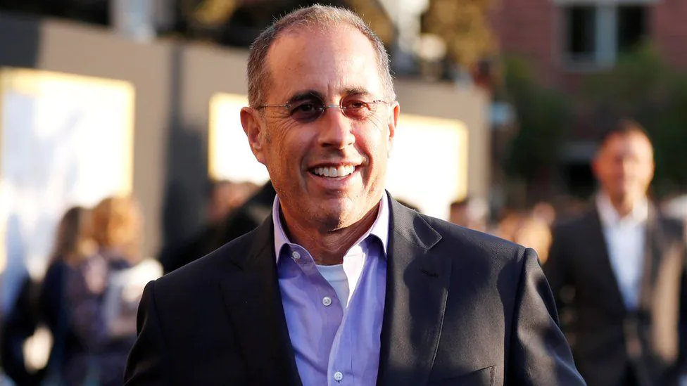 Jerry Seinfeld portrait for weightlifting and meditation article
