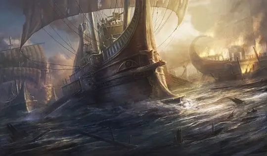 Ancient warships on the ocean for hardcore intermittent fasting article