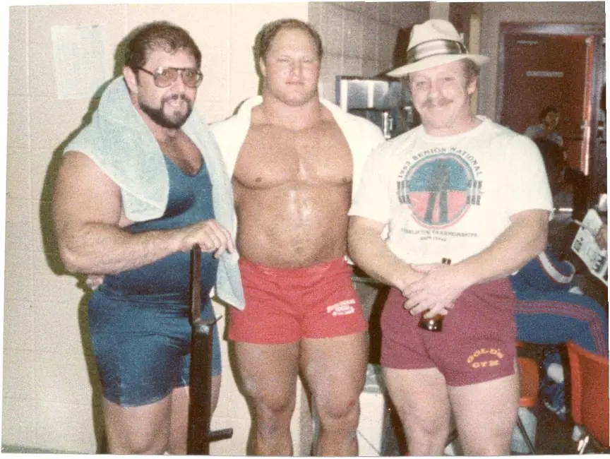 Larry Pacifico, Joe Ladiner and Fred Hatfield in Marty Gallagher article at IRON COMPANY