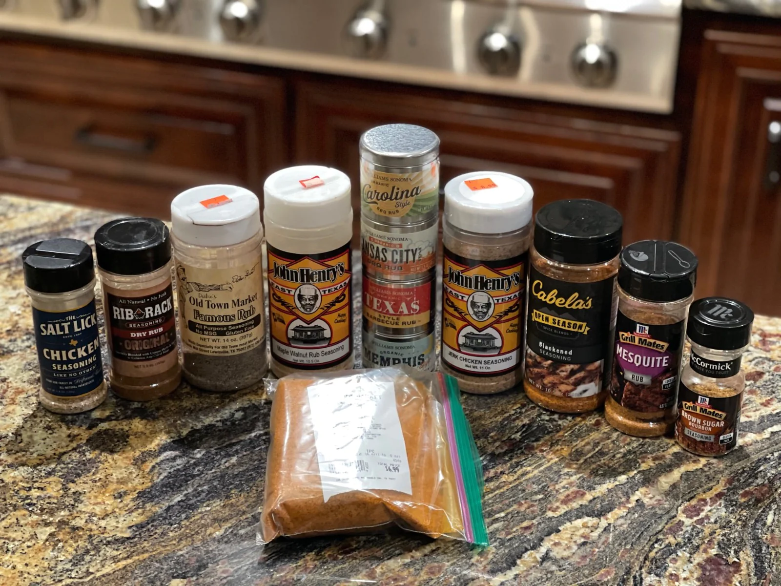 Assorted spices for simple home cooking