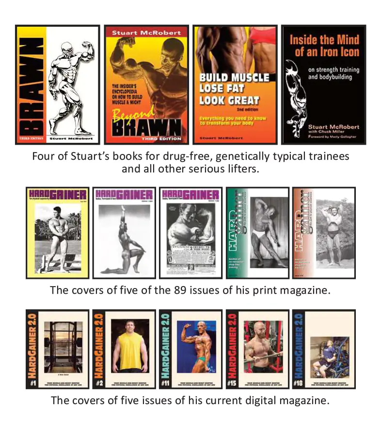 Stuart McRobert Magazine and Book Cover Montage Image