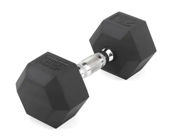 Urethane Hex Dumbbells for garage gyms and CrossFit boxes