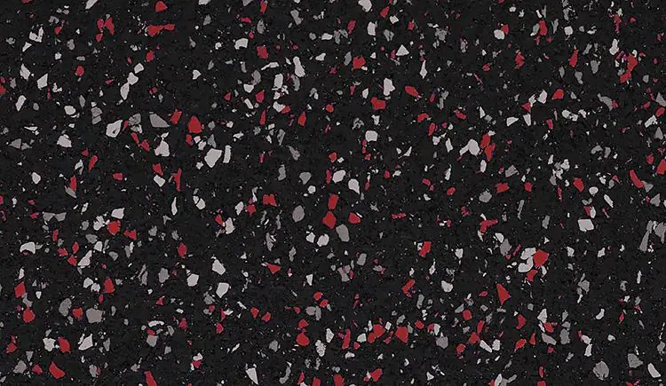 Performance dBTile Rubber Flooring Cardinals