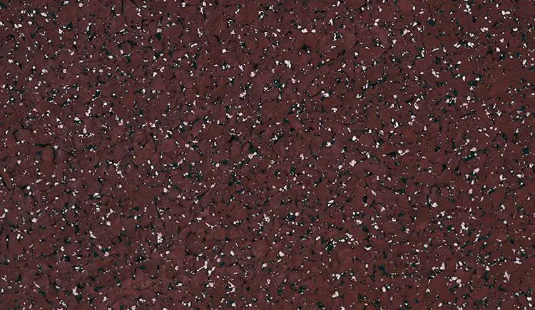 Performance dBTile Rubber Flooring Maroon