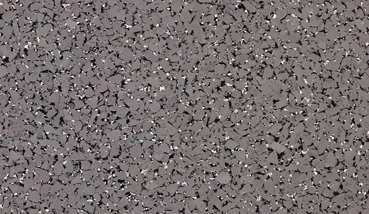 Performance dBTile Rubber Flooring Medium Gray