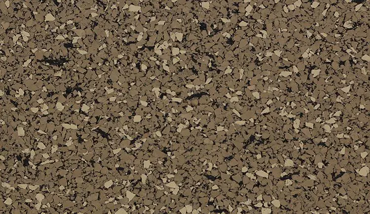 Performance dBTile Rubber Flooring Mocha Latte 2