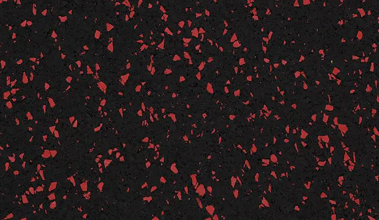 Performance dBTile Rubber Flooring Rippin Red 20