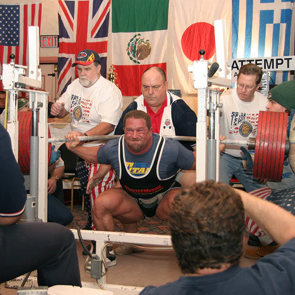 IRON COMPANY athlete and Powerlifting champion Kirk Karwoski is considered to be one of the greatest barbell squatters in powerlifting history and holds an IPF world record.