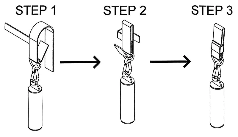 Body-Solid BSTNG Nunchuck Grips Hanging Instructions