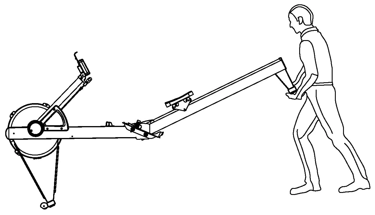 Body-Solid Endurance R300 Rower with Transport Wheels