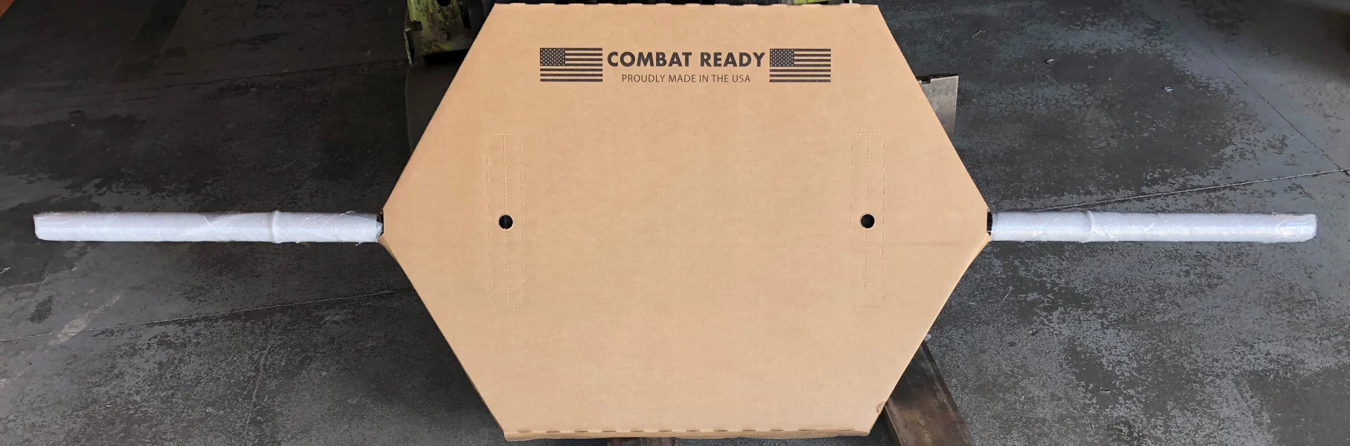 Combat Ready Hex Bar Shipping Packaging