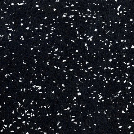 Regupol Aktivlok Rubber Flooring Tiles with Gray Hound Fleck available at IRON COMPANY