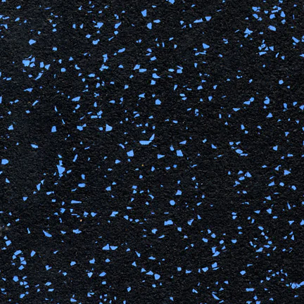 Regupol Aktivlok Rubber Flooring Tiles with Jayz Blue Fleck available at IRON COMPANY