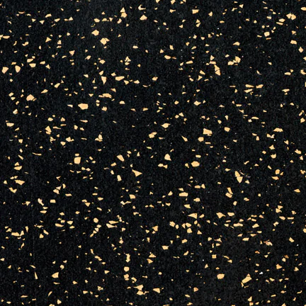 Regupol Aktivlok Rubber Flooring Tiles with Titan Tan Fleck available at IRON COMPANY