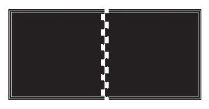 SHOK-LOK Anti-Shock Two-Piece Rubber Deadlift Mat diagram