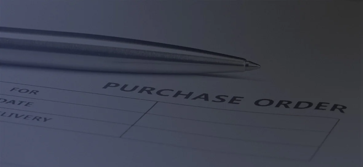 IRON COMPANY Purchase Order For Gym Equipment and Rubber Flooring