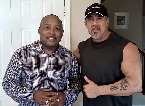 David Lyons with Shark Tank Daymond John
