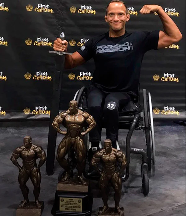 Tyler Brey wheelchair bodybuilder