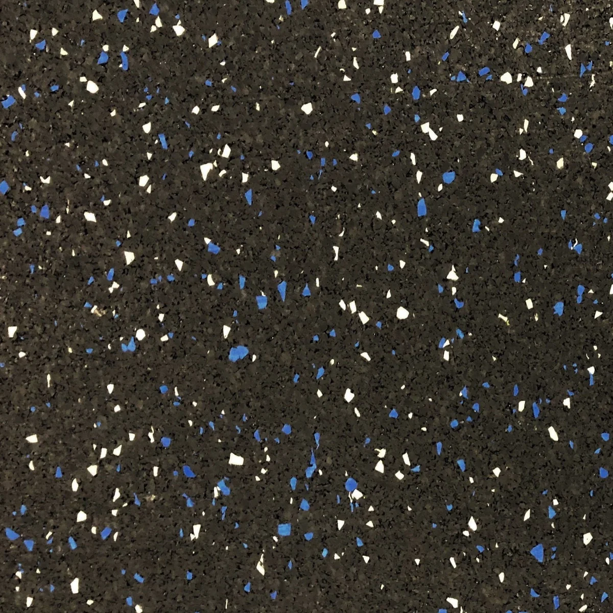 GYMlogix 3/8" Blue/Grey Fleck Interlocking Rubber Tiles