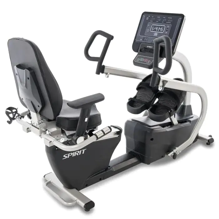 Commercial Recumbent Stepper - Recumbent Cross Trainer by Spirit Fitness available for sale at IRON COMPANY